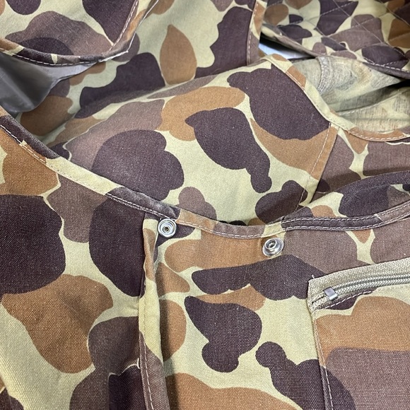 Vintage GAMEHIDE Camo Hunting Vest Front Loader Bird Pheasant Shell Holders XL - Picture 11 of 14
